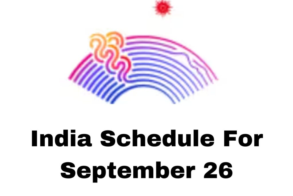 Indian Schedule at Asian Games, September 26, 2023: Event Timings and Live Streaming Details