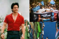 Jawan Fever Grips Mumbai's Gaiety Theatre As SRK Fans Celebrate FDFS With Firecrackers, Dhols