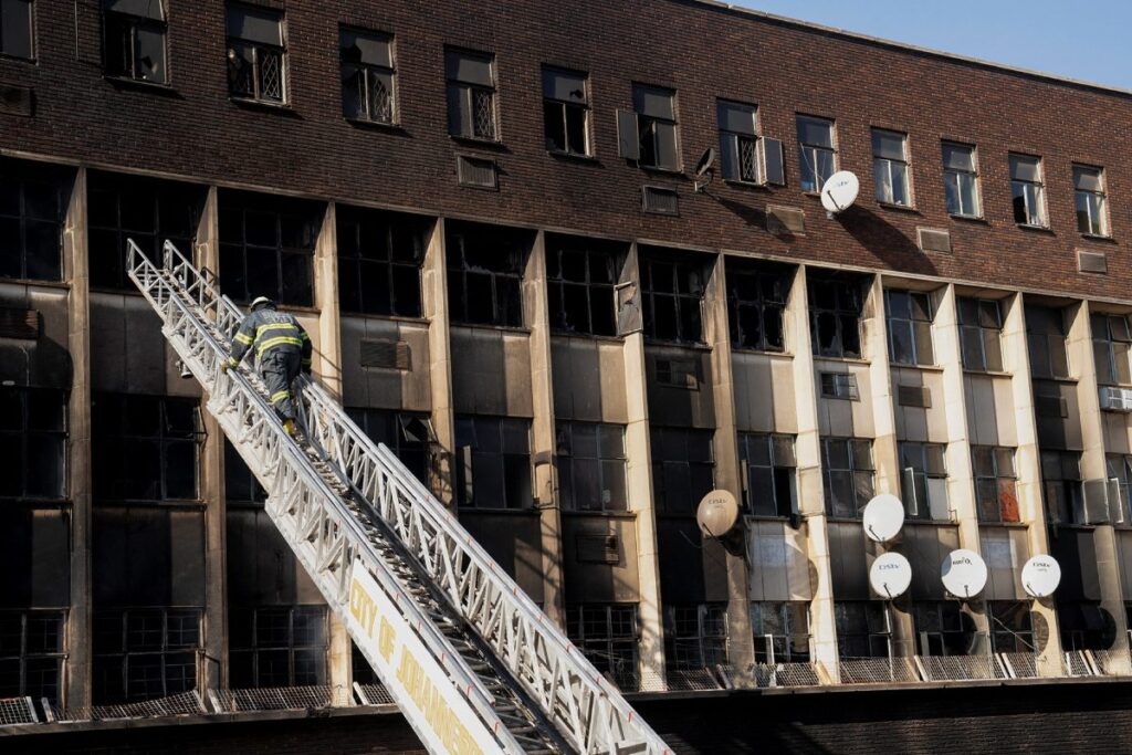 Johannesburg: At Least 73 People, Mostly Illegal Immigrants, Killed in Fire in Multi-Storey Building