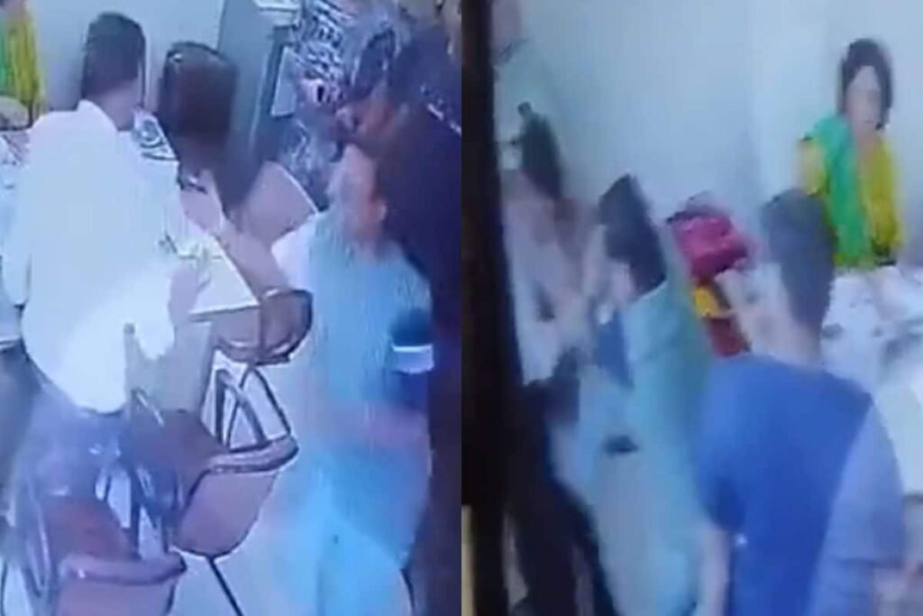 Kanpur Parent Thrashes, Punches Teacher For Punishing His Child, Video Goes Viral