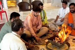 Karan Kundrra Performs Grih Pravesh Puja As He Shifts To His New Luxury Residence | Photos