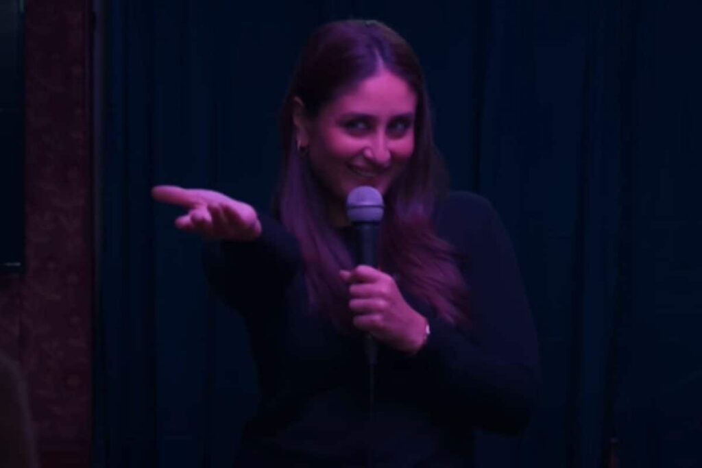 Kareena Kapoor Khan Makes Red Look Good In Silk Kurta And Dhoti Skirt, See Pics