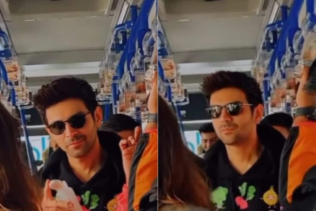 Kartik Aaryan Catches Fan Simping Over Him, Leaves Her Blushing By Offering Her Energy Drink