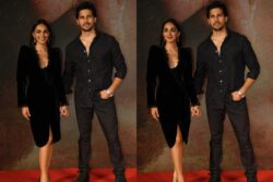 Kiara Advani Stuns In Black, Holds Sidharth Malhotra's Hand at Gadar 2 Success Party; Watch Video