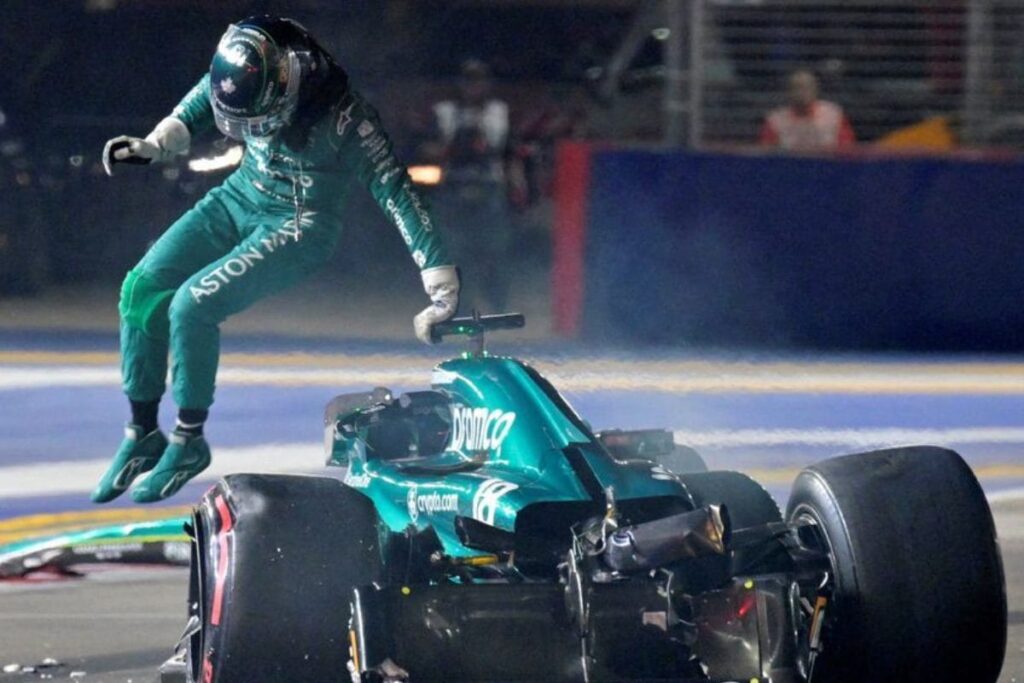 Lance Stroll Out Of Singapore GP Following Horror Crash In Qualifying