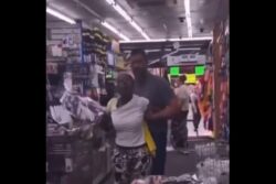 London: Shopkeeper Grabs Woman After She Hits Him With Basket Over Refund | WATCH