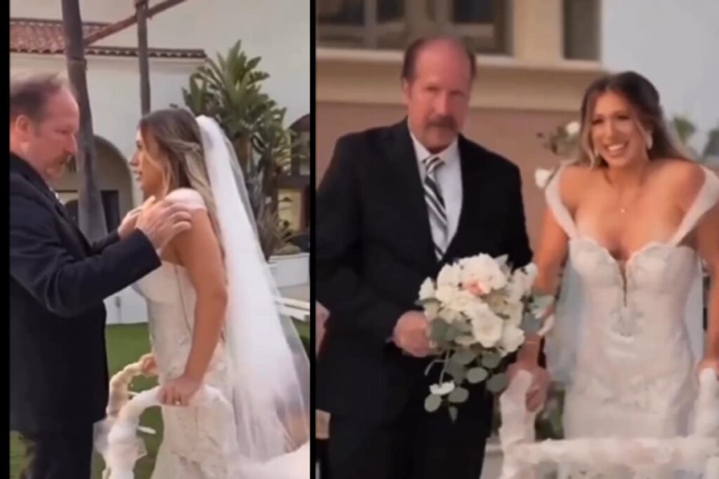 'Love Can Conquer Everything': Groom In Tears As Paralysed Bride Walks Down The Aisle