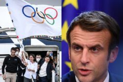 'Russian flag cannot be at Olympics' says French President Emmanuel Macron