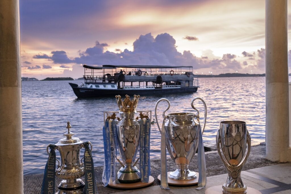Manchester City Kicks Off Treble Trophy Tour in India from Kochi