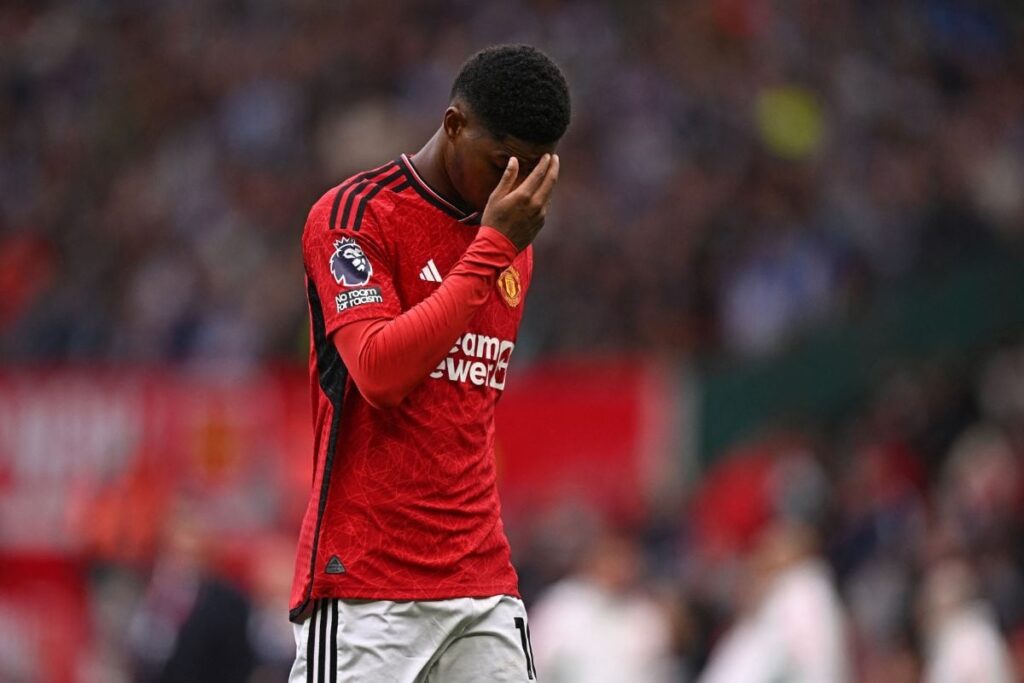 Manchester United's Marcus Rashford Involved in Car Accident On His Way Back From Turf Moor