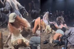 Models Get Into A Mud Fight At Fashion Show, Internet Calls It 'Trailer Of Bigg Boss'