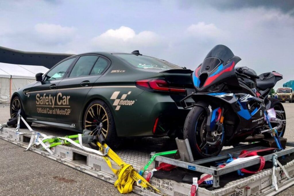 MotoGP 2023: Safety Car And Bike Arrive For Grand Prix of India