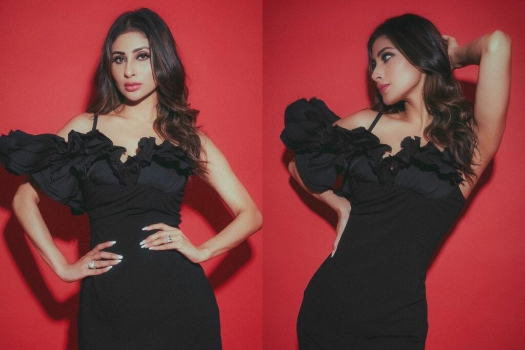 Sexy! Mouni Roy Sets Temperature Soaring In Body Hugging Black Mini Dress; Check Hot Photos