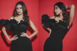 Sexy! Mouni Roy Sets Temperature Soaring In Body Hugging Black Mini Dress; Check Hot Photos