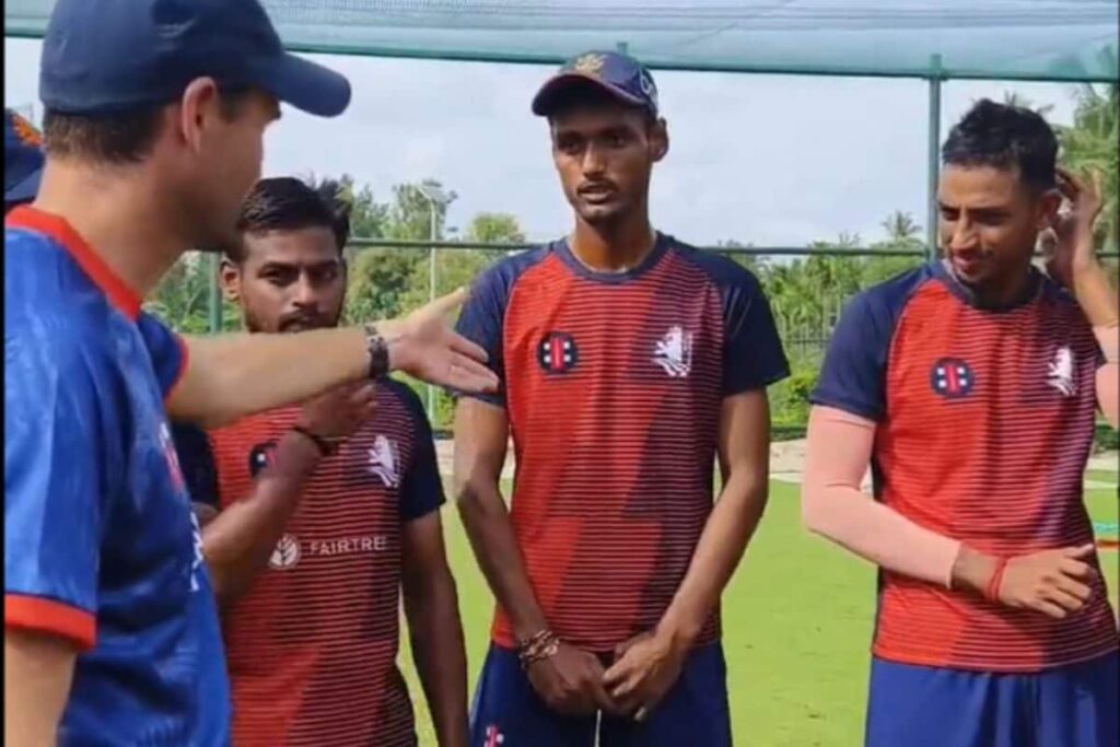 Netherlands Cricket Team Welcomes Indian Net Bowlers During World Cup Practice Session