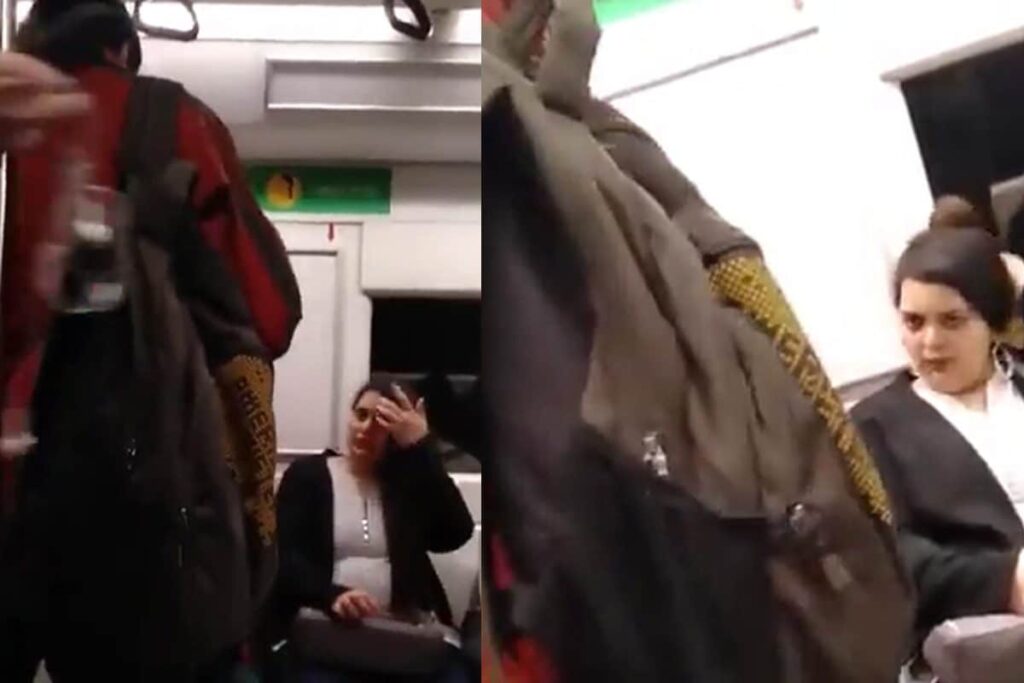 Fight Over Reserved Seat For Women Inside Delhi Metro Takes Ugly Turn