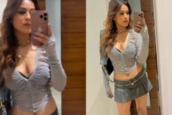 Sexy! Nia Sharma Flaunts Hot Curves In Plunging Crop Top And Mini Skirt, Video Goes Viral; Watch