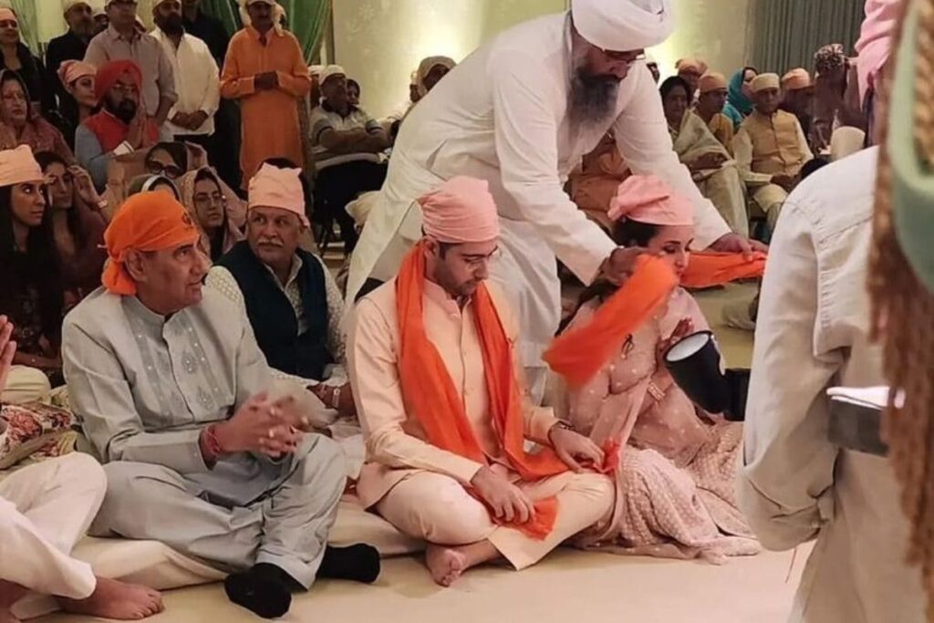 Raghav Chadha, Parineeti Chopra Pre-Wedding Ceremony Photo LEAKS; Couple Offers Prayers at Gurudwara