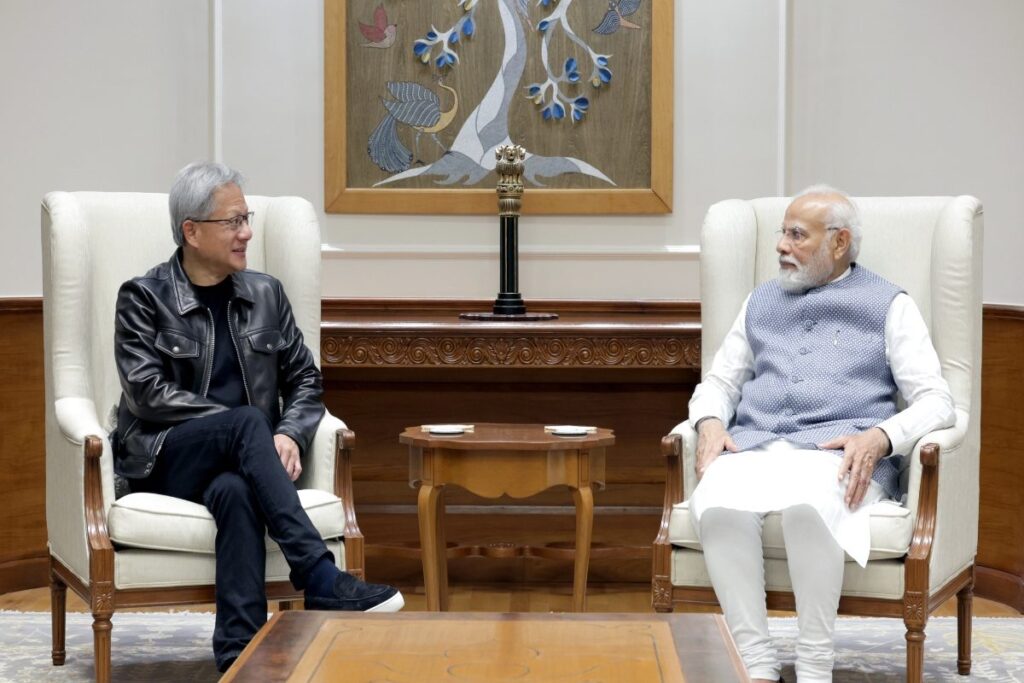 PM Modi Meets CEO of Nvidia, Discusses 'Rich Potential' India Offers in World of AI