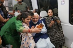 'Janmadinam Idam..': In Delhi Metro, PM Modi Gets A Special Birthday Wish | WATCH