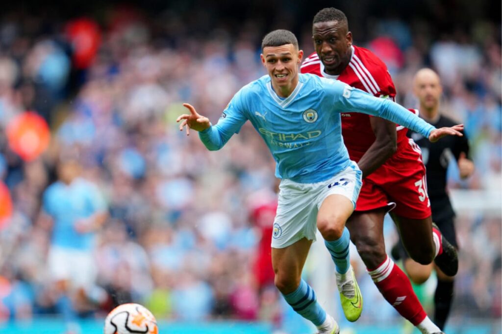 Premier League: Ten-man Manchester City Beat Nottingham Forest 2-0