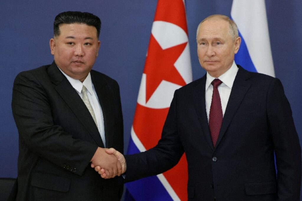 Kim Jong Un Says North Korea ‘Always’ Beside Russia as Putin Toasts to ‘Strong Future’