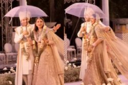Raghav Chadha Protects Parineeti Chopra as They Groove To Shubhaarambh In FIRST Video From Wedding