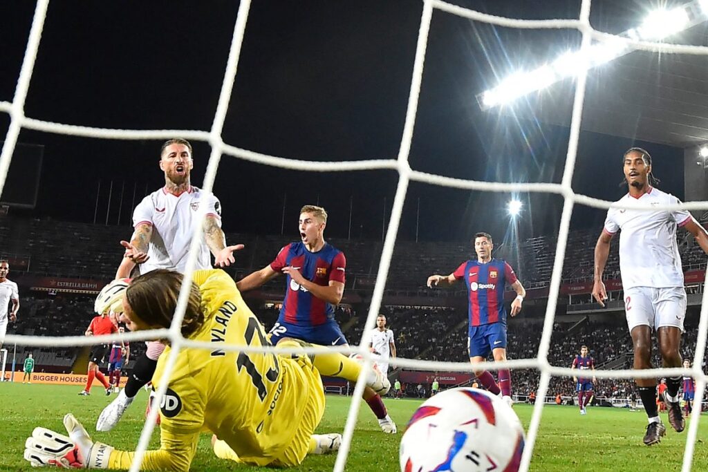 La Liga: Sergio Ramos Own Goal Helps Old Rivals Barcelona Defeat Sevilla 1-0