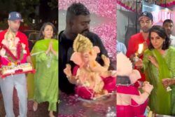 Ranbir Kapoor Carries Bappa In Arms, Performs Aarti With Mom Neetu Kapoor At Visarjan; Watch