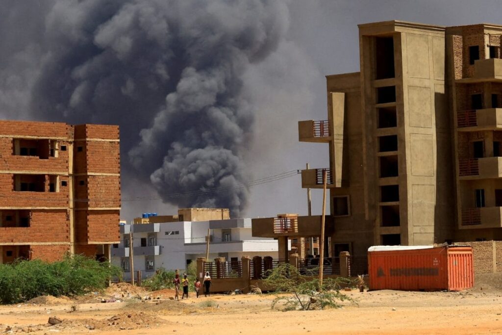 Fire Engulfs 18-story Tower Block In Sudan's Capital As Rival Forces Battle For 6th Month