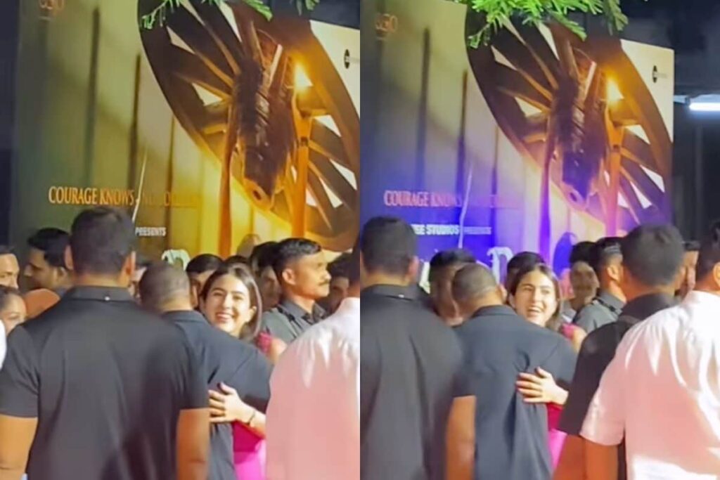 Salman Khan Hugs Sara Ali Khan, Ibrahim Ali Khan As They Catch Up At Gadar 2 Success Party; Watch