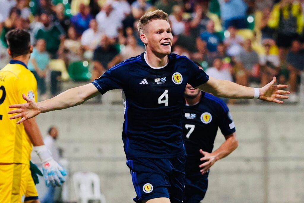 Scott McTominay Leads Scoring Charts Of European Qualifiers As Scotland Defeat Cyprus 3-0
