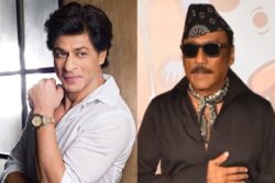 Shah Rukh Khan Greets Jackie Shroff With A Kiss At CM Eknath Shinde's Ganpati Puja, Watch
