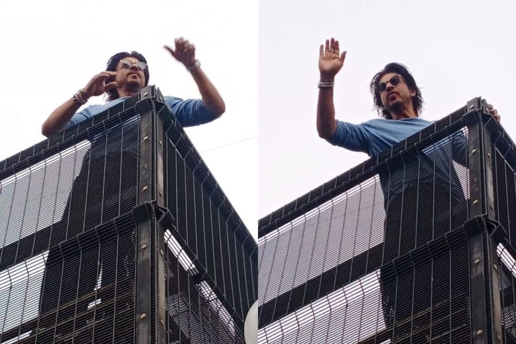 Shah Rukh Khan Celebrates Jawan's Success With Fans At Mannat; Watch Viral Video
