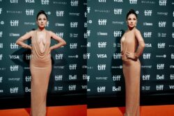 Sexy! Shehnaaz Gill Goes Bold In A Plunging Neckline Nude Gown On TIFF Red Carpet; See Viral Photos