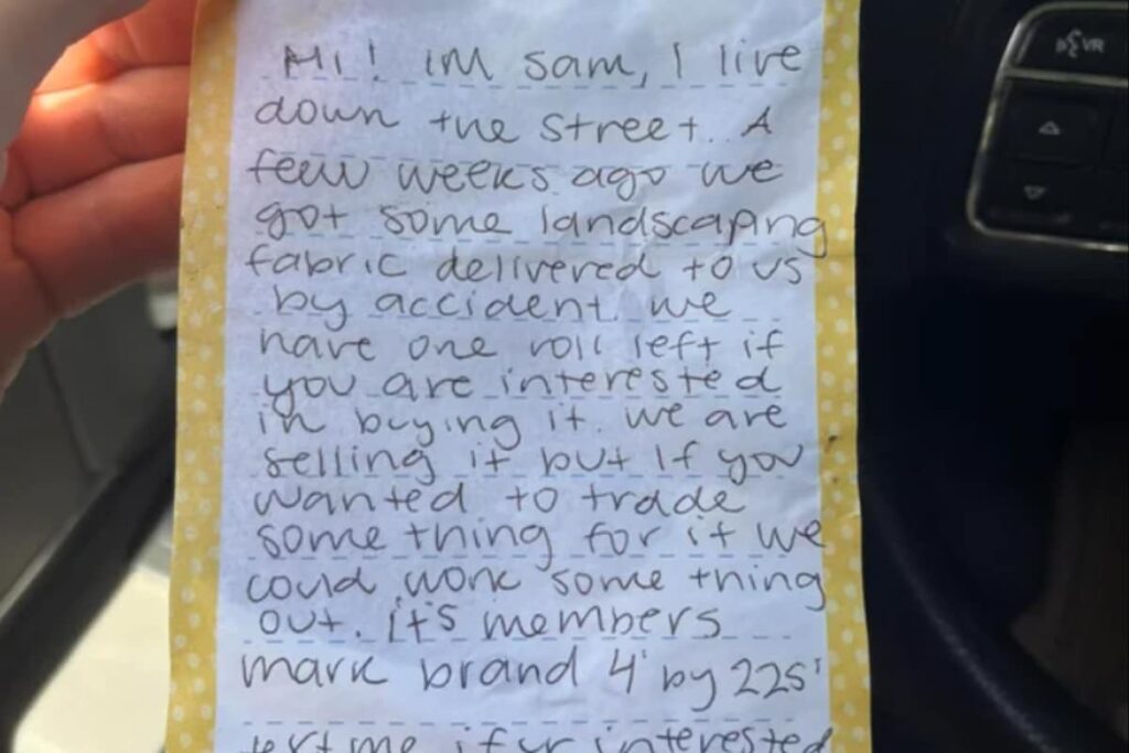 Sneaky Neighbour Steals Man's Parcel And Then Tries To Sell It Back