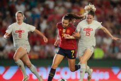 Spain Celebrate World Cup Win With Record Crowd for 5-0 Switzerland Romp