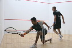 Saurav Ghosal and Ramit Tandon Reach Second Round of Qatar Classic Squash Championship