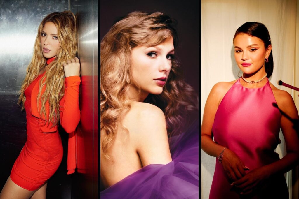 Taylor Swift Turns Cheerleader For Shakira And Selena Gomez At MTV VMAs, Watch