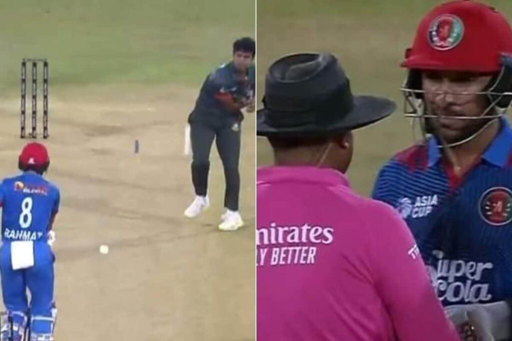 WATCH: Hasan Mahmud's Throw at Batter's End Leaves Rahmat Shah Fuming - Here's What Happened