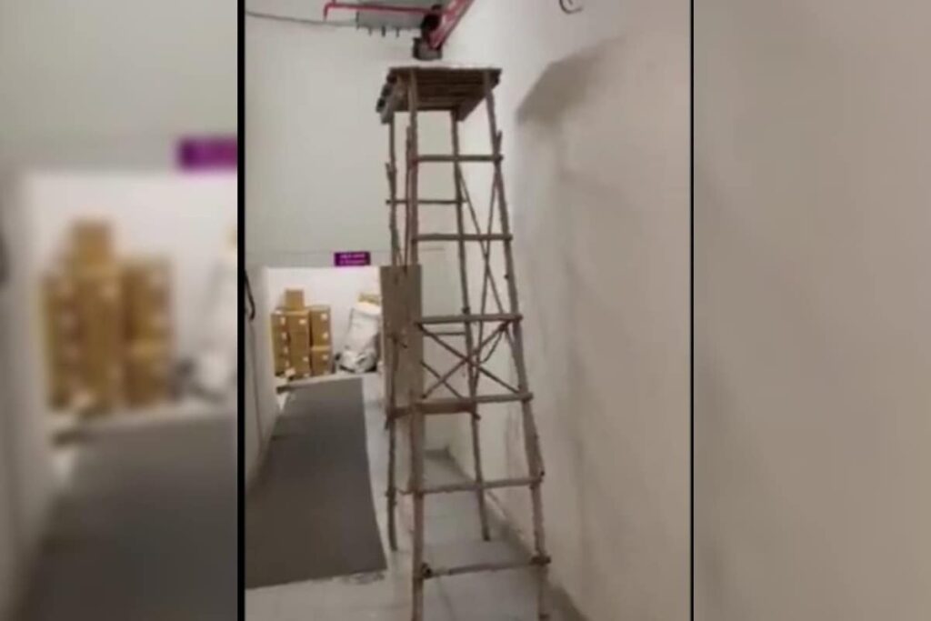 This Video Of Mysterious Moving Ladder In UP Medical College's Postmortem Room Is Scary