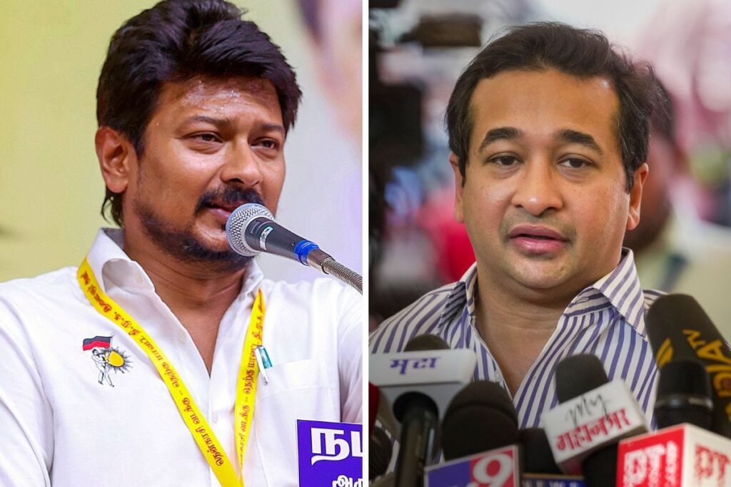 If Udhayanidhi Comes to Maha, He Won’t Go Back on His Feet: Nitesh Rane’s Dare Amid Sanatan Dharma Row