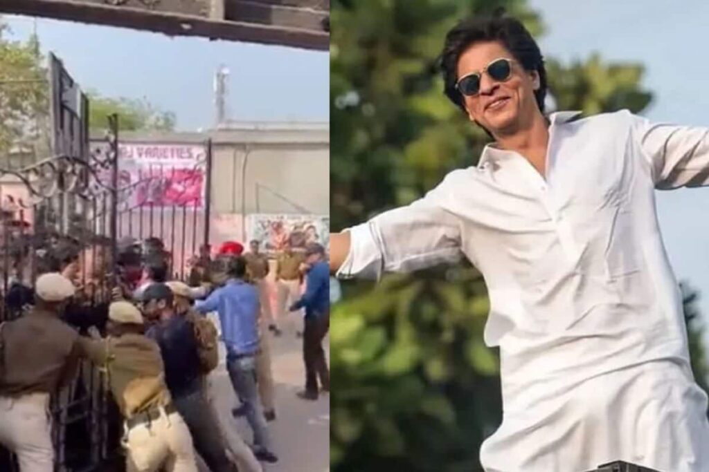 Jawan Craze: Police Deployed at Cinema Halls to Control SRK's Huge Fanbase, Old Video Shows Why