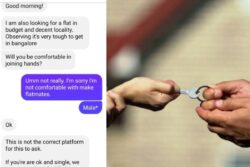 Bengaluru Woman Gets Stranger's Request to Share Flat For 'Life', Posts Creepy Chat Online