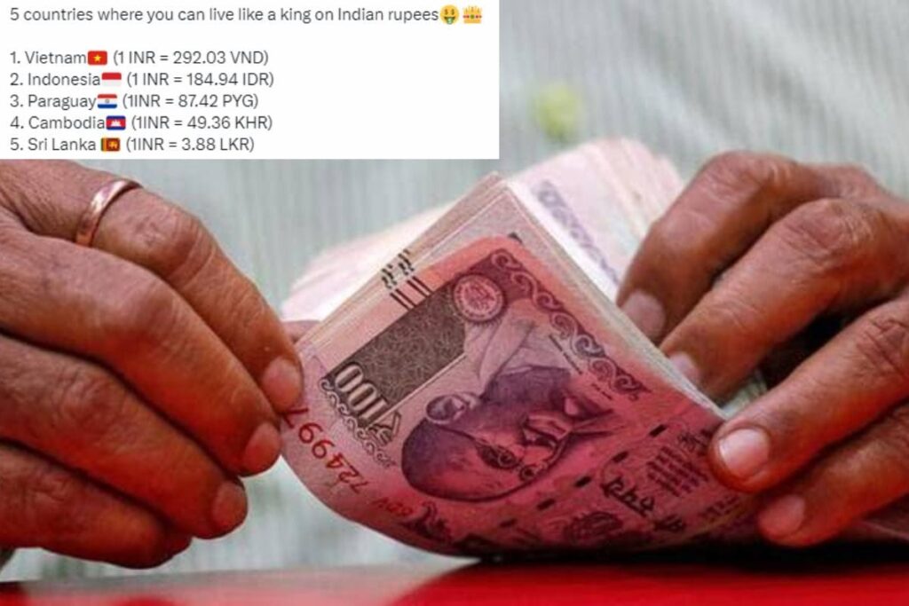 Travel Influencer Ranks Countries Where Indian Rupee Shines, Gets Trolled For Missing Reality
