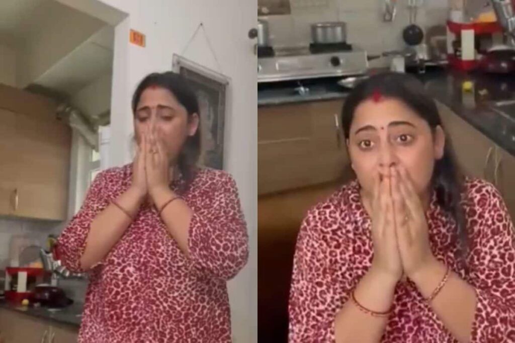 Noida Woman Caught Red-handed While Trying to Scam Residents, Confession Video Goes Viral
