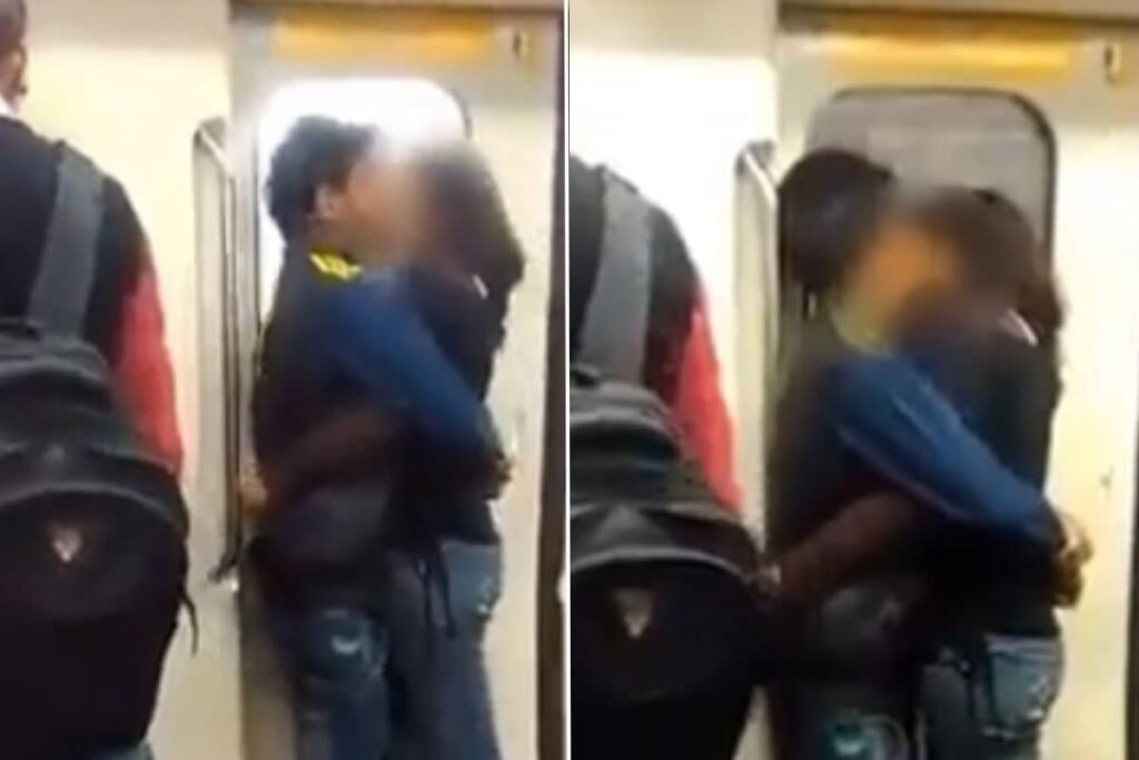 Delhi Metro: Another Video of Couple Kissing Near Train Doors Goes Viral