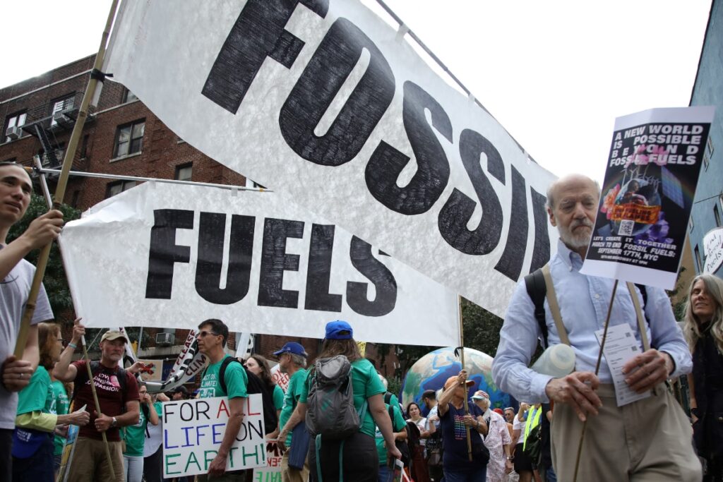 Climate Activists Rally in New York, Demand an End to Fossil Fuels Ahead of UNGA