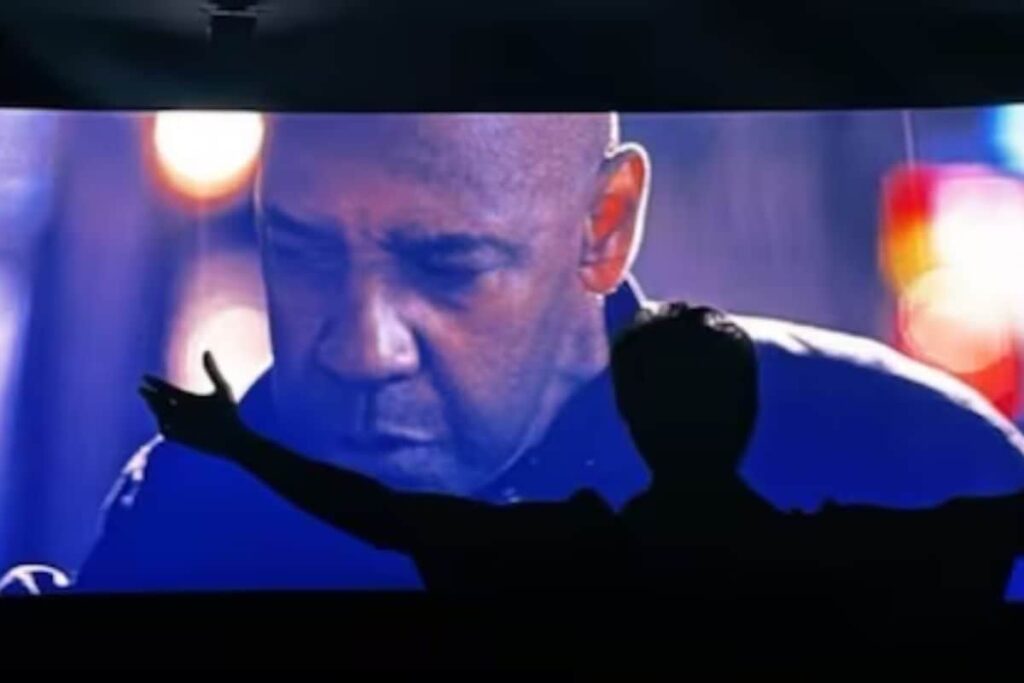 This Pic Of Thalapathy Vijay Watching The Equalizer 3 Proves He Is A Denzel Washington Fan