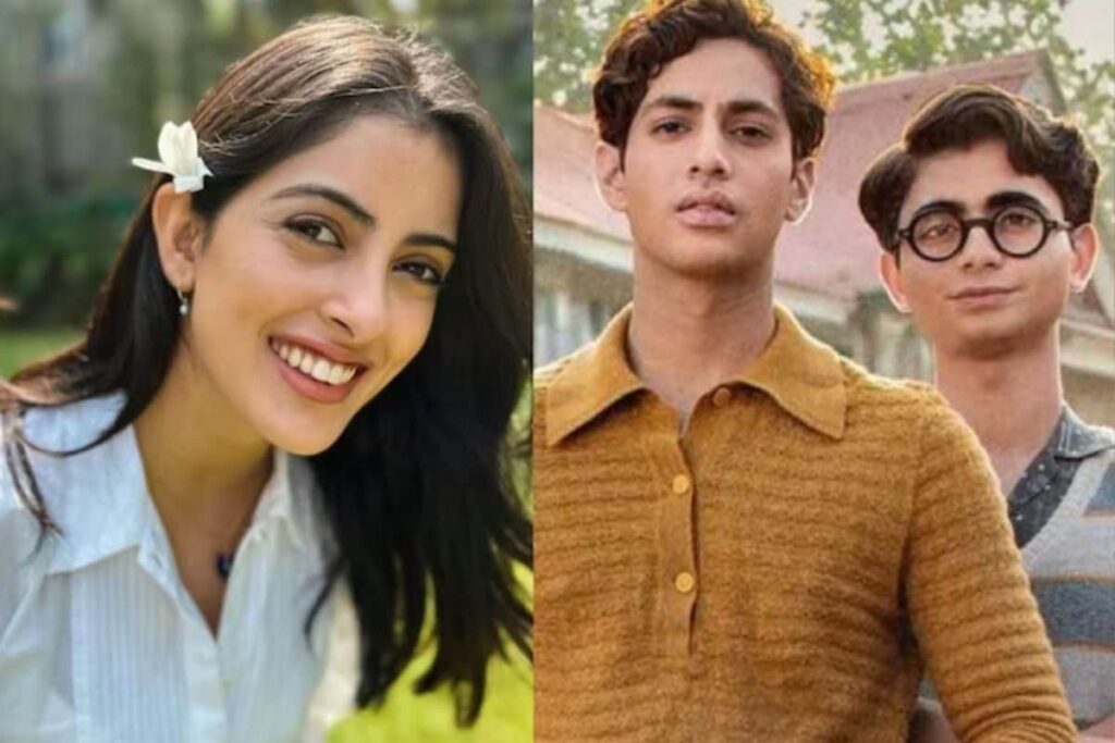 Navya Naveli Nanda's Reaction After Seeing Her Brother Agastya Nanda On The Archies Billboard